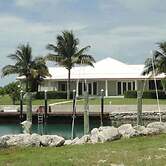 Green House With Dock in West End Bahamas Old Bahama Day
