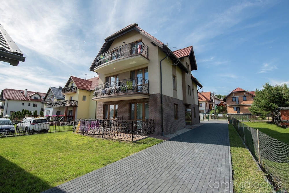 Apartment With a Balcony, Garden With Barbecue