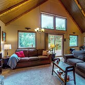 Deck & Mtn Views! Family A-frame Cabin Near Stream
