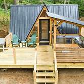 A Serene A-frame Cabin With Hot Tub