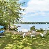 Beach & Mtn Views! Lakefront Moultonborough Home