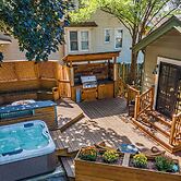 Walk to Fox River Grove Station: Home w/ Hot Tub
