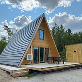 A Frame Cottage Surrounded by a Forest, Incl Sauna
