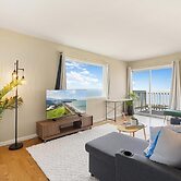 Oceanview 2BR 1Bath Balcony Sunset Views