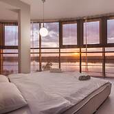 Sunset over Danube