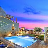 Cretan Sunrise Villa with Heated Pool