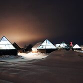 Aurora Pyramid Glass Igloos