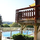 Poolside Bliss Near Lake