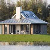 Modern Lodge on the Water in a National Park