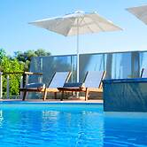 2 new Villas With Heated Pool, Rent Separately or Together at Kournas 