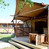 Nice Tent with Kitchen & Shower near Beach Campsite