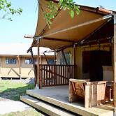 Nice Tent with Kitchen & Shower near Beach Campsite