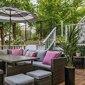 Hot Tub + Walk to Lakeside Dining: Meredith Home!