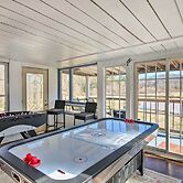 Game Room & Views: Lakefront Shelby Home!