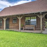 On Farm: Rustic Carmine Log Cabin w/ Porch!