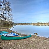 Lakefront Cabin w/ 2 Lofts, Boats on 4 Acres