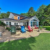 Bayfront Blounts Creek Home: Private Beach + Dock!