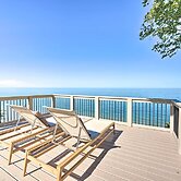 Modern Lake Michigan Home With 3 Lakefront Decks!