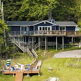 Waterfront Deck + Dock: Torch Lake Home!