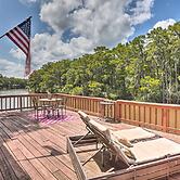 Waterfront Karnack Home w/ Boathouse & Deck!
