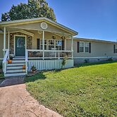 Monett Family Ranch Home w/ Fireplace & Huge Deck!