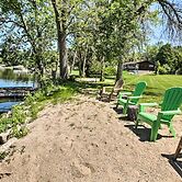 Family Home w/ Deck, Yard, Dock on Rock River