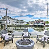 Fire Pit + Views: Canal-front Fenwick Island Home