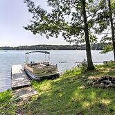 Waupaca Lakefront Home w/ Pool Table & Dock!