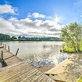 Riverfront Home w/ Dock ~ 6 Mi to Cheboygan!