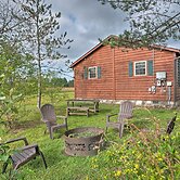 Deck, Hot Tub, Fire Pit: Rustic Cabin in Benezette