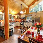Riverside Log Cabin: On-site Aurora Viewing!