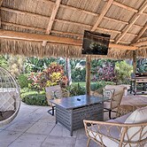 Poolside Paradise w/ Tropical Hut in Palm Beach