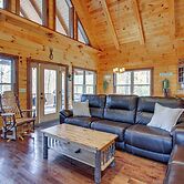 'serenity Now' Cabin w/ Fire Pit + Game Room!