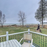 Serene Lakefront Baileys Harbor Home w/ Deck!