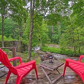 'the Mill River Cabin w/ Fireplace & River View!