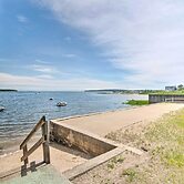 Deck & Beach Access: Waterfront Cape Cod Cottage