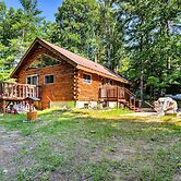 Cozy Manistique Cabin w/ Deck, Grill & Fire Pit!