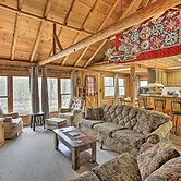 Rustic River View Cabin w/ Fire Pit, Games & Grill