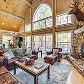 Secluded Log Cabin w/ Game Room & Forest Views