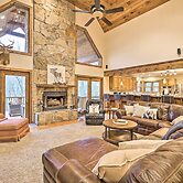 Game Room & Fire Pit: Spacious Elk Park Lodge!
