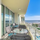 Beachside Biloxi Club Condo: Balcony w/ Ocean View