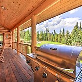 Waterfront Log Home w/ 95 Acres on Yaak River