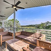 St Augustine Home w/ Swim Spa & Marsh Views!