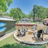 Spacious Deck: Waterfront Home in Gun Barrel City!