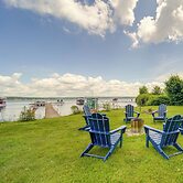 Lakefront Mayville Cottage w/ Dock & Grill!