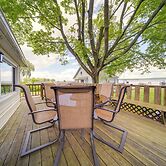 Lakefront Mayville Cottage w/ Dock & Grill!