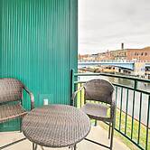 Luxe Manistee Condo w/ Balcony & River Views!