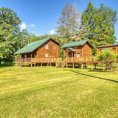 Scenic Log Cabin With Fire Pit & Stocked Creek!