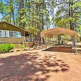 Near Hiking Trails: Woodsy Pine Cabin w/ Fire Pit