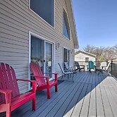 Deck & Fire Pit: Lake-view Osage Beach Home!
